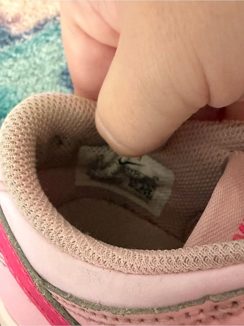 Nike Pink Low-Top Kids' Sneakers with Bright Pink Swoosh